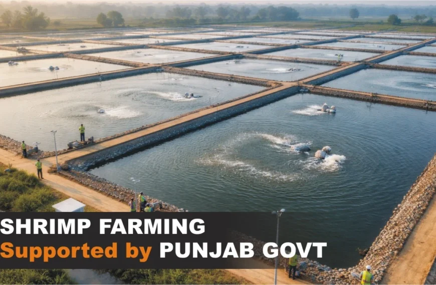 Punjab Govt Launches Shrimp Farming Scheme - Turing Barren land into Shrimp Farms