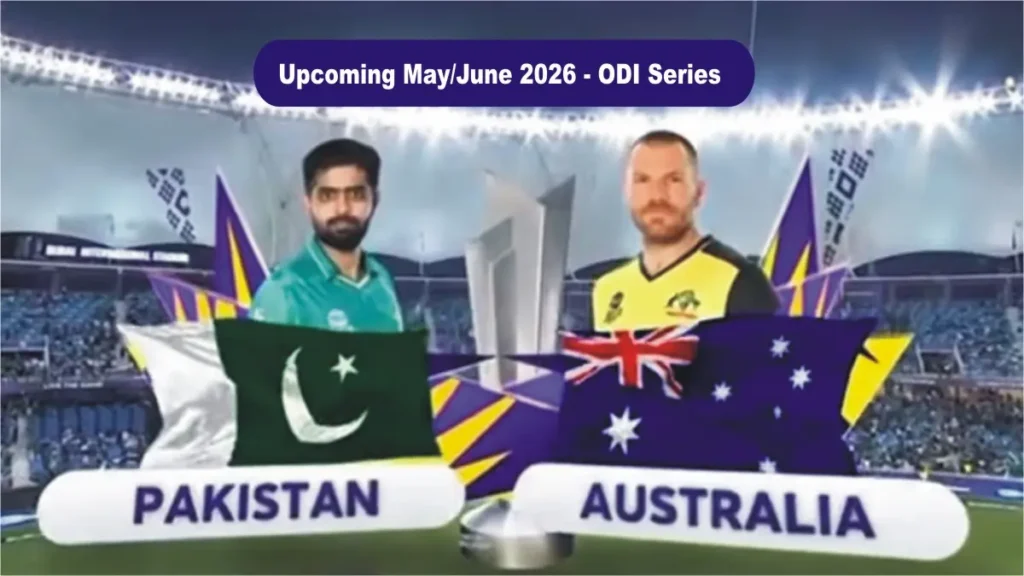 3 Match Days Fixed for Pakistan vs Australia ODI Series in Rawalpindi and Lahore