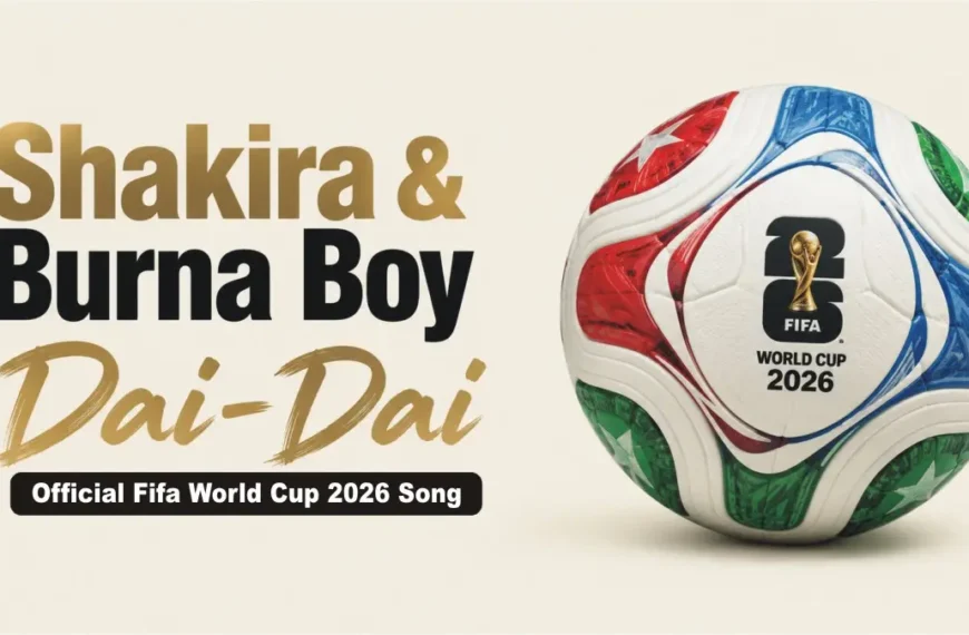 Dai Dai - Shakira and Burna Boy Launched FIFA World Cup 2026 Official Song (1)