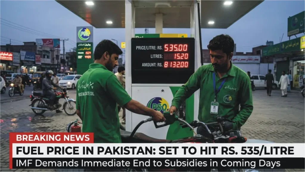 High Fuel Price in Pakistan up to Rs. 535 litre in coming days as IMF Demands End to Subsidies