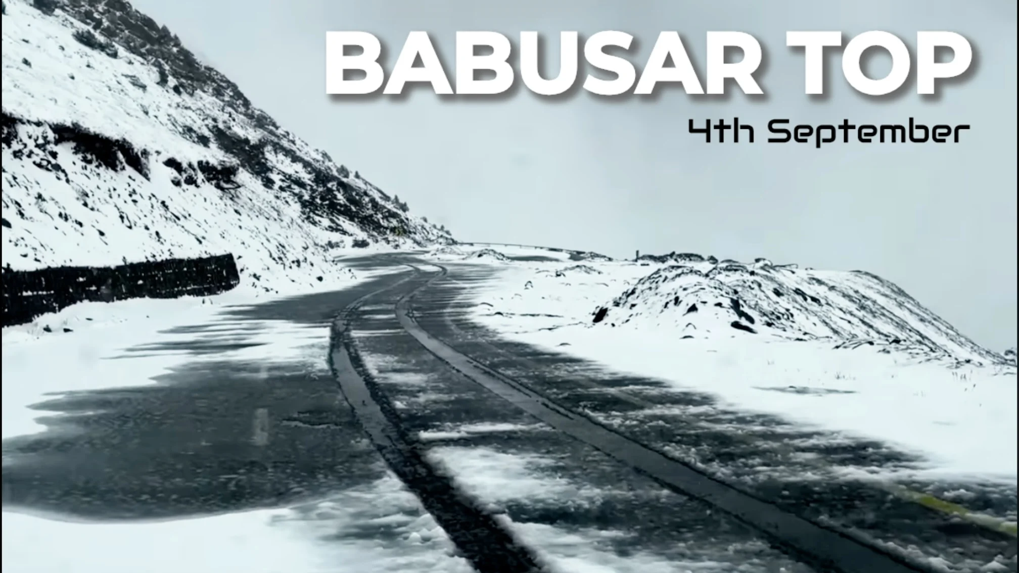 Babusar Top Sees Fresh Snowfall